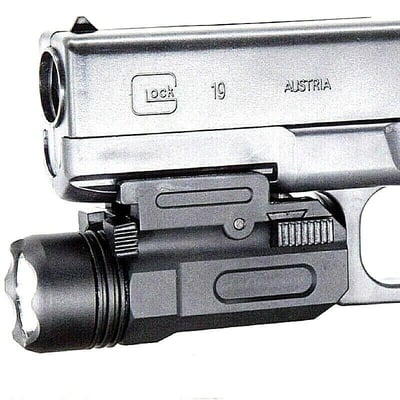 Tactical Pistol Gun Flashlight Torch Light for 20mm Picatinny Rail 600 LM - $9.99