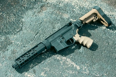 AR-15 5.56 NATO 7.5" Moriarti Arms 'The Transformer' Enhanced TakeDown Semi Auto Pistol - $1399.95 