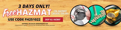 NO HAZMAT Fee over $99.99 with coupon code "FH251022" @ Natchez Shooting & Outdoors 