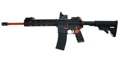 Tippmann Arms Company M4-22 Redline 16" 22 LR 25+1 - Red with Reflex Sight - $750 (Email Price) 
