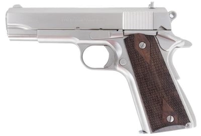 Tisas 1911 Tank Commander Nickel .45 ACP 4.25" Barrel 7-Rounds - $349.99 
