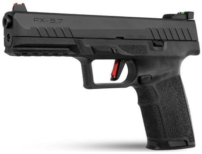Tisas PX-5 4.8" Barrel 5.7mm 2x20 rd Mags Optics Ready with Light Rail Black - $311.3 