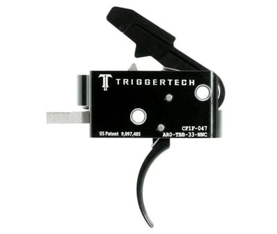TriggerTech AR-15 Competitive Trigger, Short Two Stage, Curved PVD Black Trigger - $150 (Email for Price) 