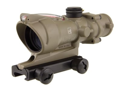 Trijicon ACOG 4x32mm, Red Chevron .223/5.56 BDC Reticle, FDE, Rifle Scope - $1099.99 