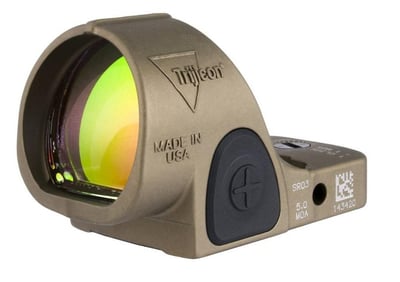 Trijicon SRO Sight Adjustable LED 5.0 MOA Red Dot, Coyote Brown - $499.99 