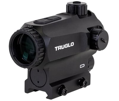 Truglo PR1 Prism, Red Dot, 1X25, 6 MOA Red Dot with Outer Ring, Black, Includes Lens Covers - $59.99 
