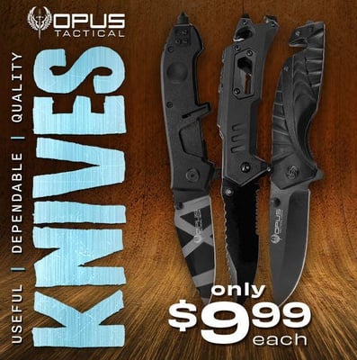The Ultimate Knife: $9.99 Opus Knives @Field Supply (Free S/H over $25)