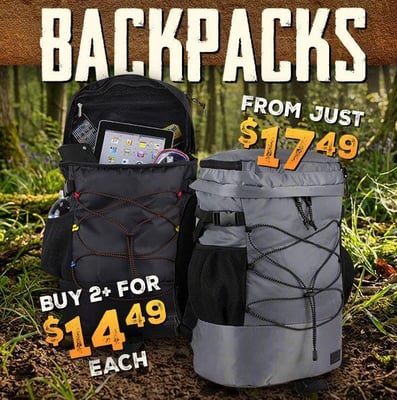 This Backpack Carries Everything (Including This Deal) - 1 for $17.49, 2+ for $14.99 each! @Field Supply (Free S/H over $25)