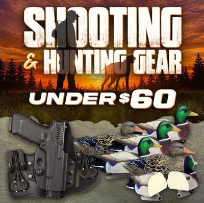 Gear up: Shooting & hunting under $60! @Field Supply (Free S/H over $25)