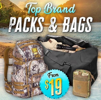 Packs That Punch Above Their Weight Class! From $19 @Field Supply (Free S/H over $25)
