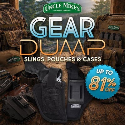 Uncle Mike’s Gear Dump: Holsters, Slings, Pouches & Cases Up to 81% Off! @Field Supply (Free S/H over $25)