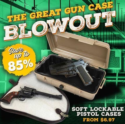 The Great Gun Case Blowout! Up to 85% Off! @Field Supply (Free S/H over $25)