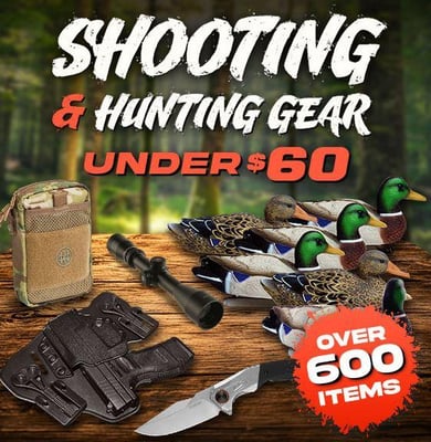 Gear up: Shooting & hunting under $60! @Field Supply (Free S/H over $25)