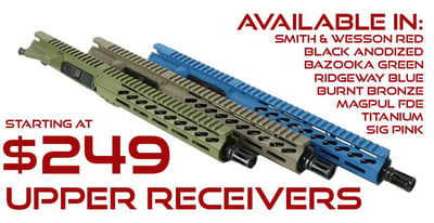 Always Armed AR15 Upper Receiver - $249