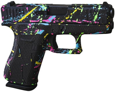 Glock 43x MOS 9mm Optic Ready Pistol with Black Splatter Cerakote Finish - $629.99 