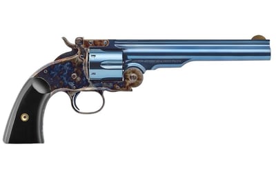 Uberti 1875 Outlaws & Lawmen (John Wesley Hardin) 45 LC 7" 6 rd Revolver - Blue / Buffalo Horn Grip - $1449.99 (FREE Shipping on Firearms)
