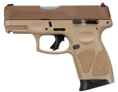 Taurus G3C Coyote Tan 9mm 3.26" 10rd - $250 