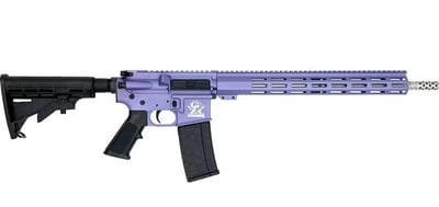 GLFA AR-15 Rifle .223 Wylde 30rd Magazine 16″ Stainless Steel Barrel Wild Orchid Frame - $519.99 