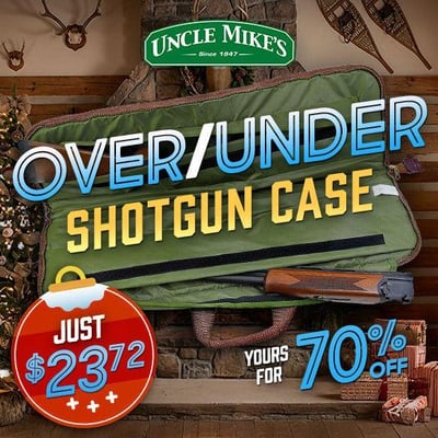 Uncle Mike’s Over/Under Shotgun Case — 70% Off Blowout! (Free S/H over $25)