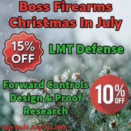 Christmas In July Sale 15%Off LMT Defense & 10% Off Forward Controls Design and Proof Research - Sale Ends July 31, 2026 - $123456