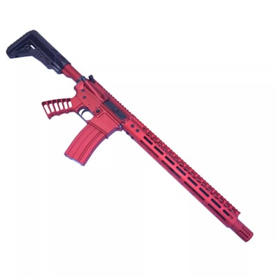 AR-15 5.56 Complete Dirty Devil Rifle in Anodized Red - $1295.95 