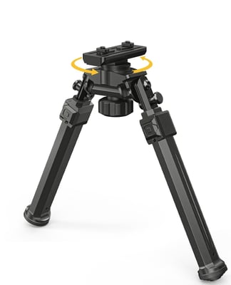 CVLIFE Bipod Compatible with Mlok Rotate Tiltable - $29.5 w/code "4HZEIOTW" (Free S/H over $25)