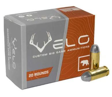 VELO 10mm Auto 200gr Hardcast Lead Flat Point 20rd Box - $8.98 (FREE Shipping on Firearms)