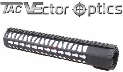 Vector Optics AR10 KeyMod Free Float Handguard Picatinny Quad Rail 12" For 308 fit DPMS - $57.5