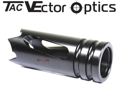 Vector Optics Tactical SAIGA 12 S12 Muzzle Brake Steel Sharp Teeth Thread M22x0.75mm ship from Utah - $23
