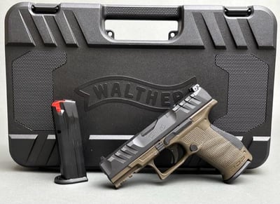 FREE HORNADY GUN SAFE! Walther PDP Compact 9mm 4" ODG Frame 15+1rd Optics Ready - $499.95 (price in cart) 