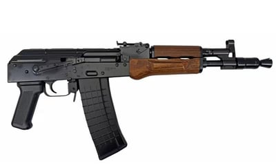 Pioneer Arms Polish Hellpup 5.56 NATO Caliber AK Pistol, Wood, S/A, 11.73" Barrel, 1-30 Rd Magazine, Forged Trunnion - $599.99 