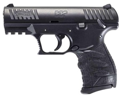 Walther Arms 5082500 CCP M2 380 ACP 3.54" 8+1 Black Cerakote Black Polymer - $358 