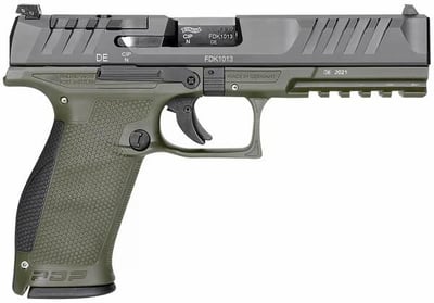 Walther Arms PDP Full Size 9mm 4.5" 18-Rd Pistol - Green / Black - $499 (FREE Shipping on Firearms)