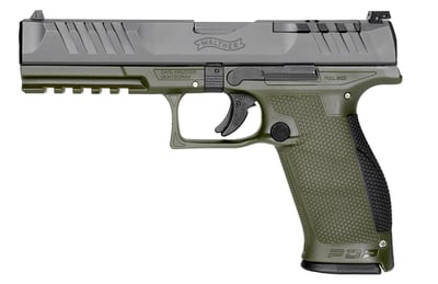 Walther PDP Full-Size 9mm 5" 18 Rds Pistol with Two-Tone Green Finish - $489.99 (Free S/H on Firearms)