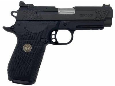 Wilson Combat EDC X9 9mm 4" 10 +1 Black Frame/Slide Light Rail Frame Pistol - $2195 