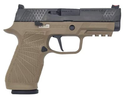 Wilson Combat WCP320C X-TAC 9mm 3.9" 17+1 FDE Module Straight Action Tuned Trigger Pistol - $875 
