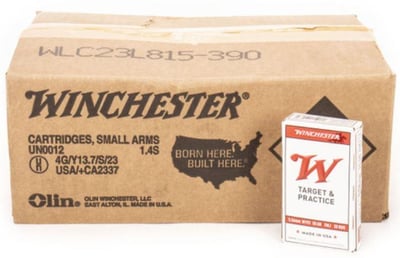 Winchester Ammo USA 223 Rem 55 Gr FMJ Target & Practice Ammunition 1000rd Case - $399.99 + Free Shipping 