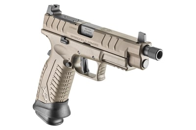 Springfield XDM Elite 4.5 Tactical OSP 9mm Desert FDE Pistol with Threaded Barrel - $449.99 (Free S/H on Firearms)