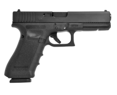 Glock G17 Gen4 9mm 4.49" 17rd Pistol w/ Night Sights POLICE TRADE-IN - $354.99 (Free S/H on Firearms)