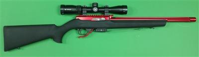 Tactical Solutions X-Ring .22 LR Rifle with Hogue Stock Red Barrel and Vortex Crossfire II 2-7x32 Scope - $839.99