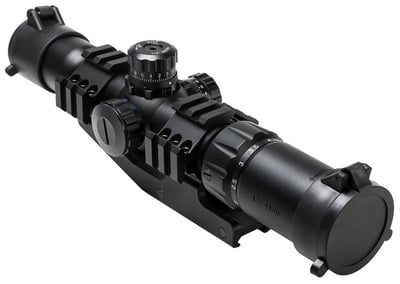 NcStar 1.5-4X30 Tactical Tri-color illuminated RGB Reticle Scope with 30mm Cantilever Mount - $59.95