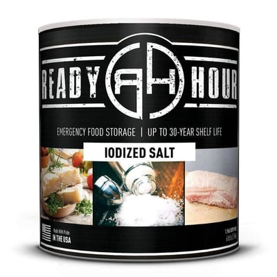 Iodized Salt (1,965 servings) - $8.95 (Free S/H over $99)