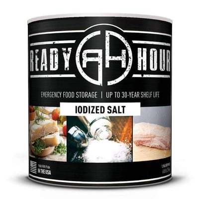 Iodized Salt (1,965 servings) - $9.95 (Free S/H over $99)