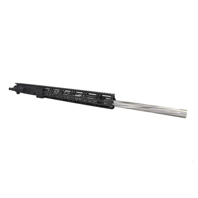  ZAVIAR Firearms .223 Wylde 'Operator Series' 24" Spiral Fluted Stainless Steel Bull Barrel Upper Receiver / 1:8 Twist / 15" KeyMod Handguard - $359.99
