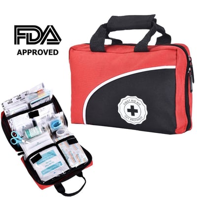 115 Piece First Aid Kit Medical Supply Survival Gear Bag - $13.08 + Free S/H over $25 (LD) (Free S/H over $25)