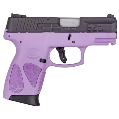 Taurus G2C Pistol Purple 9mm 3.25" Barrel 12-Rounds 2 Magazines - $205.96