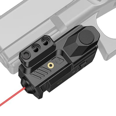 35% off EZshoot Pistol Laser Sight, Compact Red/Green Laser Sight for Pistol Handgun, Rechargeable Low Profile Laser Beam for 21MM Picatinny Mount, Strobe Mode Available, Ambidextrous Switch w/code DUWGZLCC + FREE Shipping