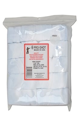 Pro-Shot .270-.38 Caliber 2-Inch RD. 1000 Count Patches - $13.99 + Free S/H over $25 (Free S/H over $25)