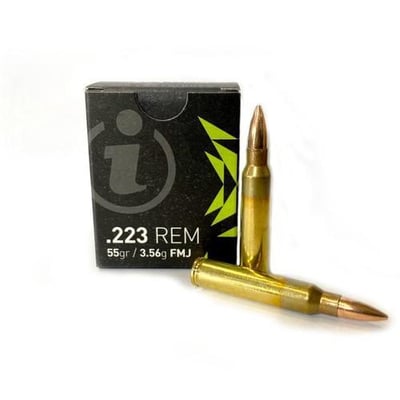 Igman 223 REM Ammunition 55 Grain Full Metal Jacket - 20 rd - $9.01