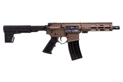 Alex Pro Firearms AR-15 Econo 5.56mm AR-15 Pistol with Burnt Bronze Finish and M-LOK Handguard - $429.99 (Free S/H on Firearms)